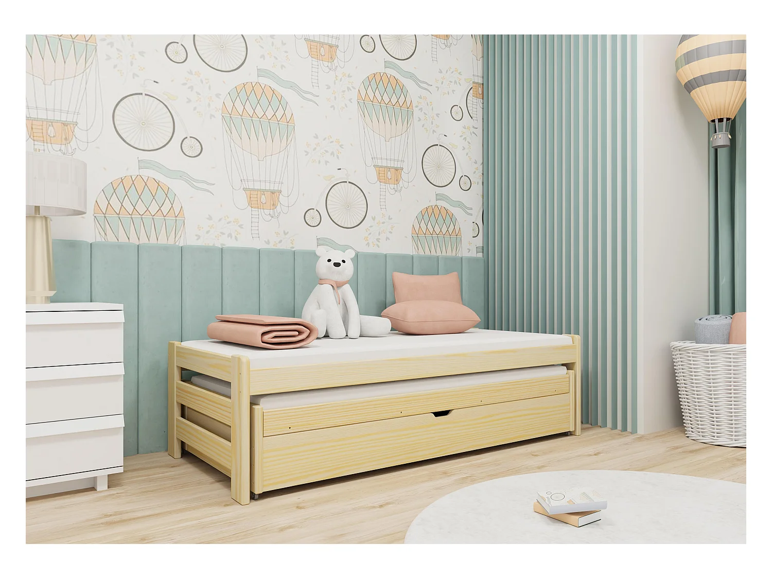 Lit enfant ANIS KSB014 80x190 cm Beige
