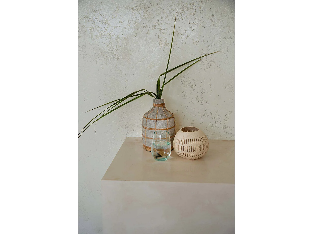 Le Vase Whoopy - Béton Naturel - L