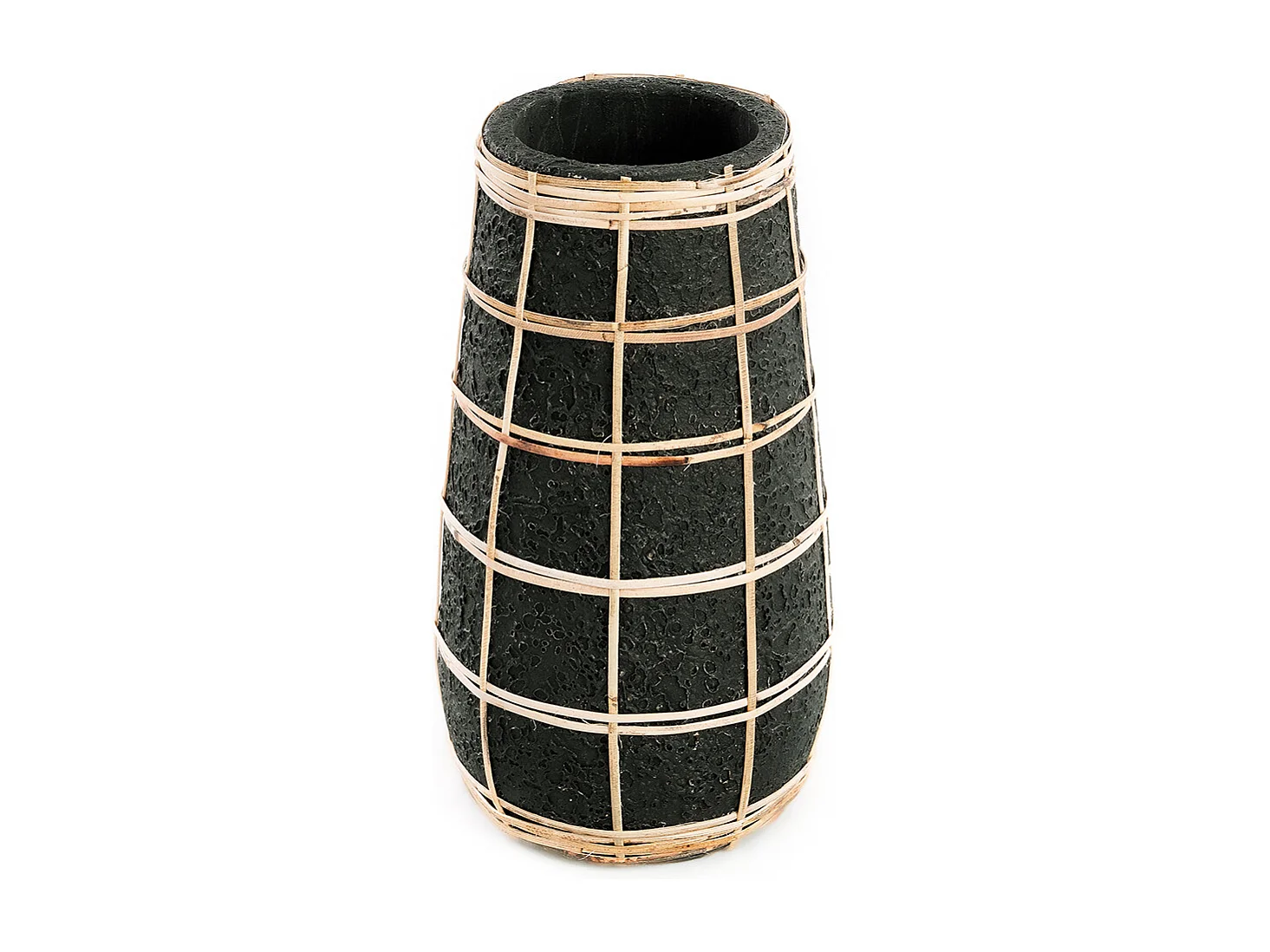 Le Vase Cutie - Noir Naturel - M