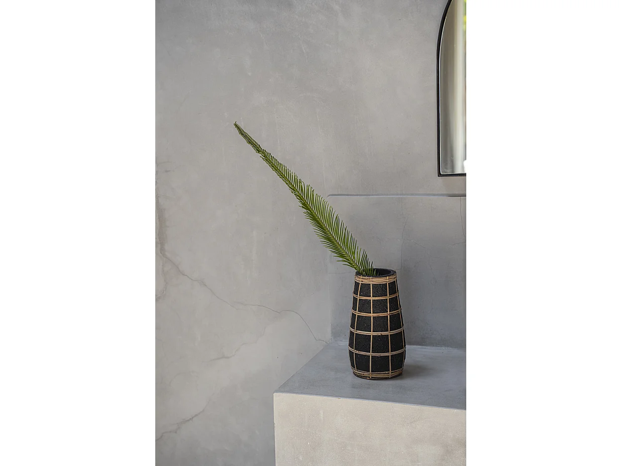 Le Vase Cutie - Noir Naturel - M