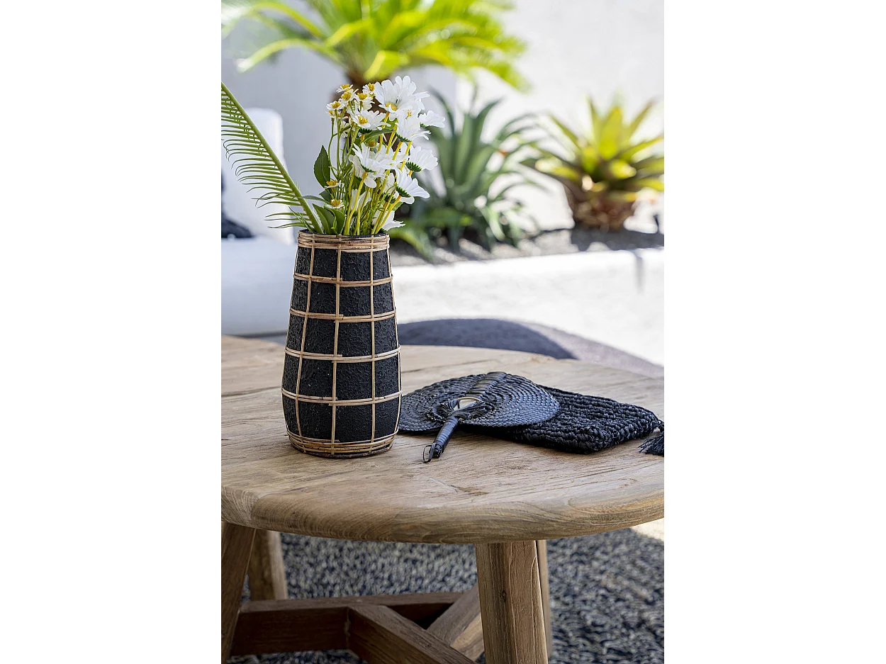 Le Vase Cutie - Noir Naturel - M