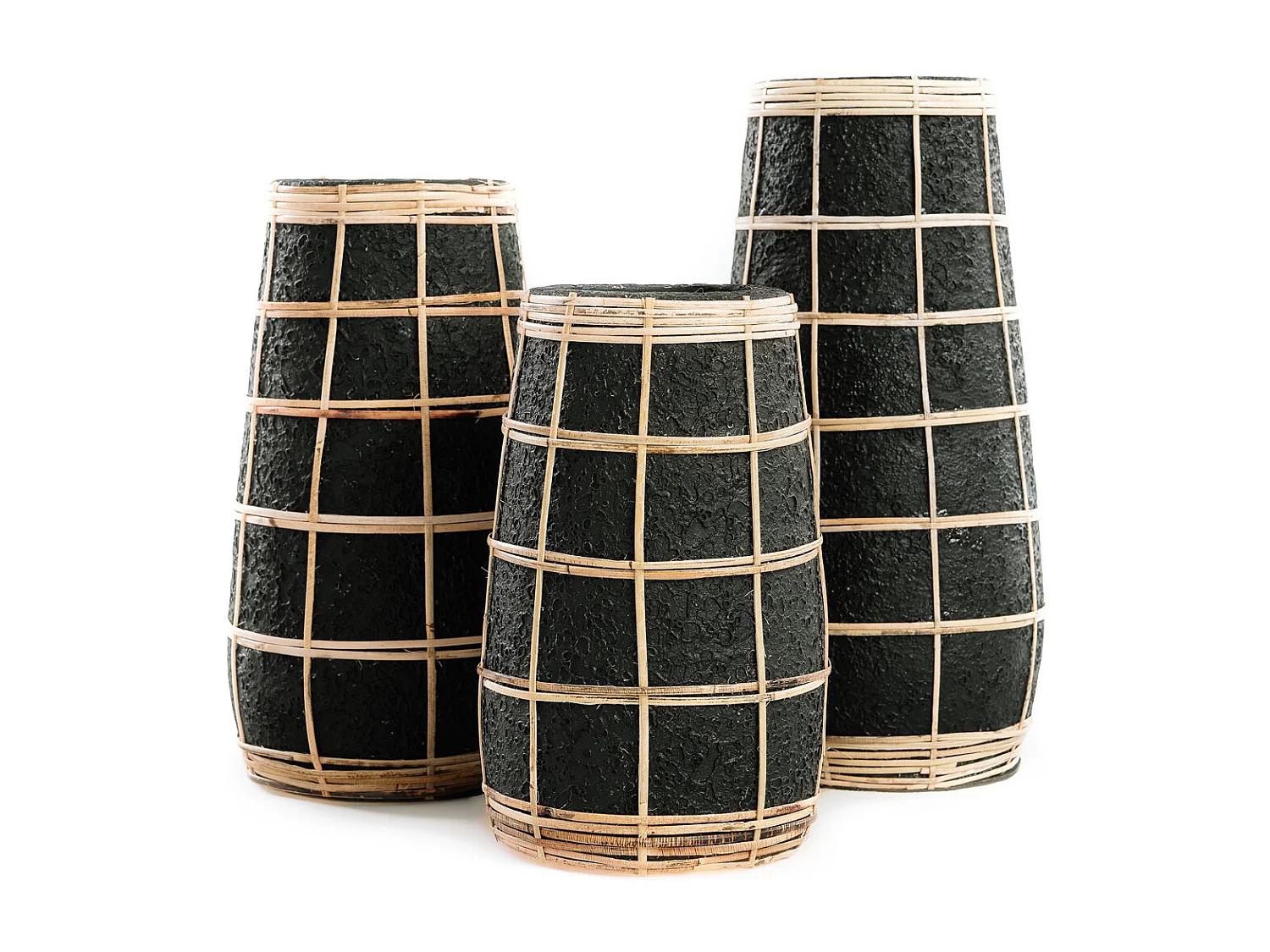 Le Vase Cutie - Noir Naturel - M