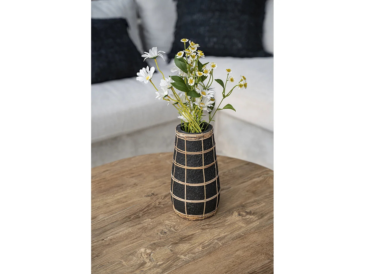 Le Vase Cutie - Noir Naturel - L