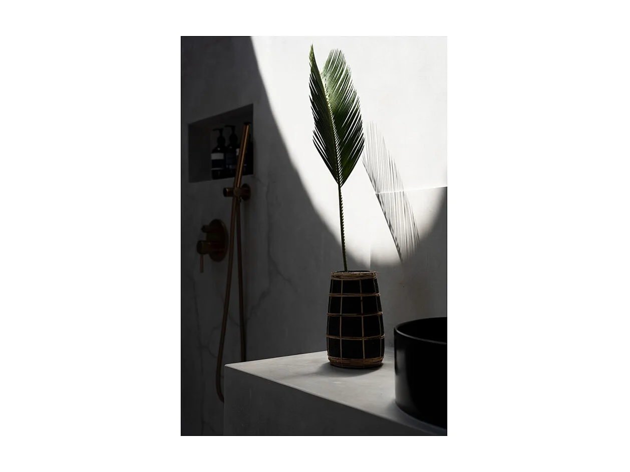 De Cutie Vaas - Zwart Naturel - S