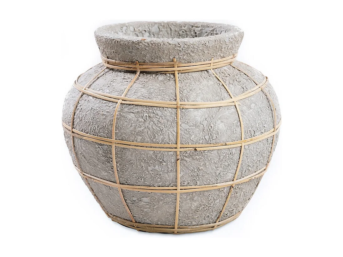 El Jarrón Belly - Concreto Natural - M