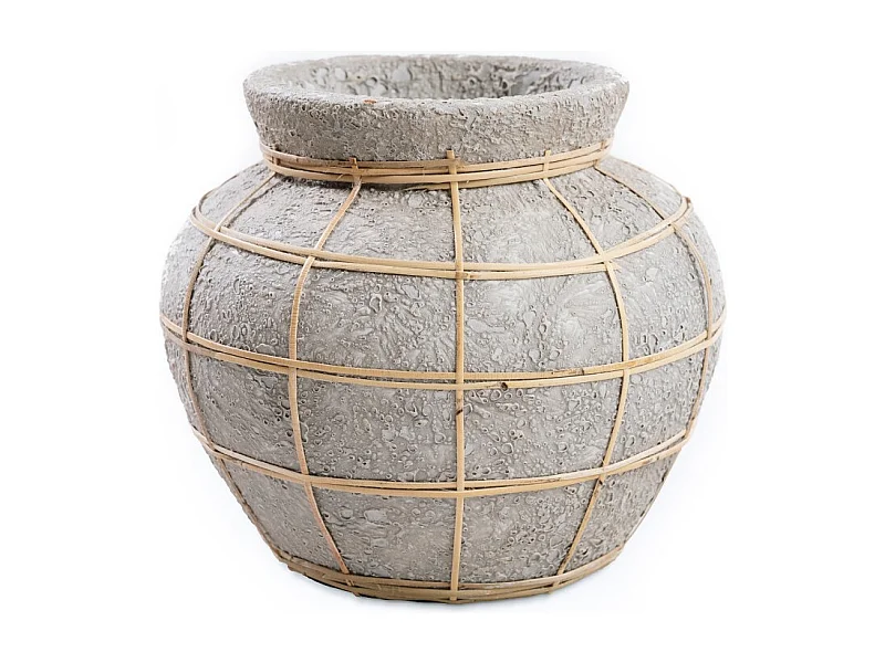 De Belly Vaas - Beton Grijs Naturel - M