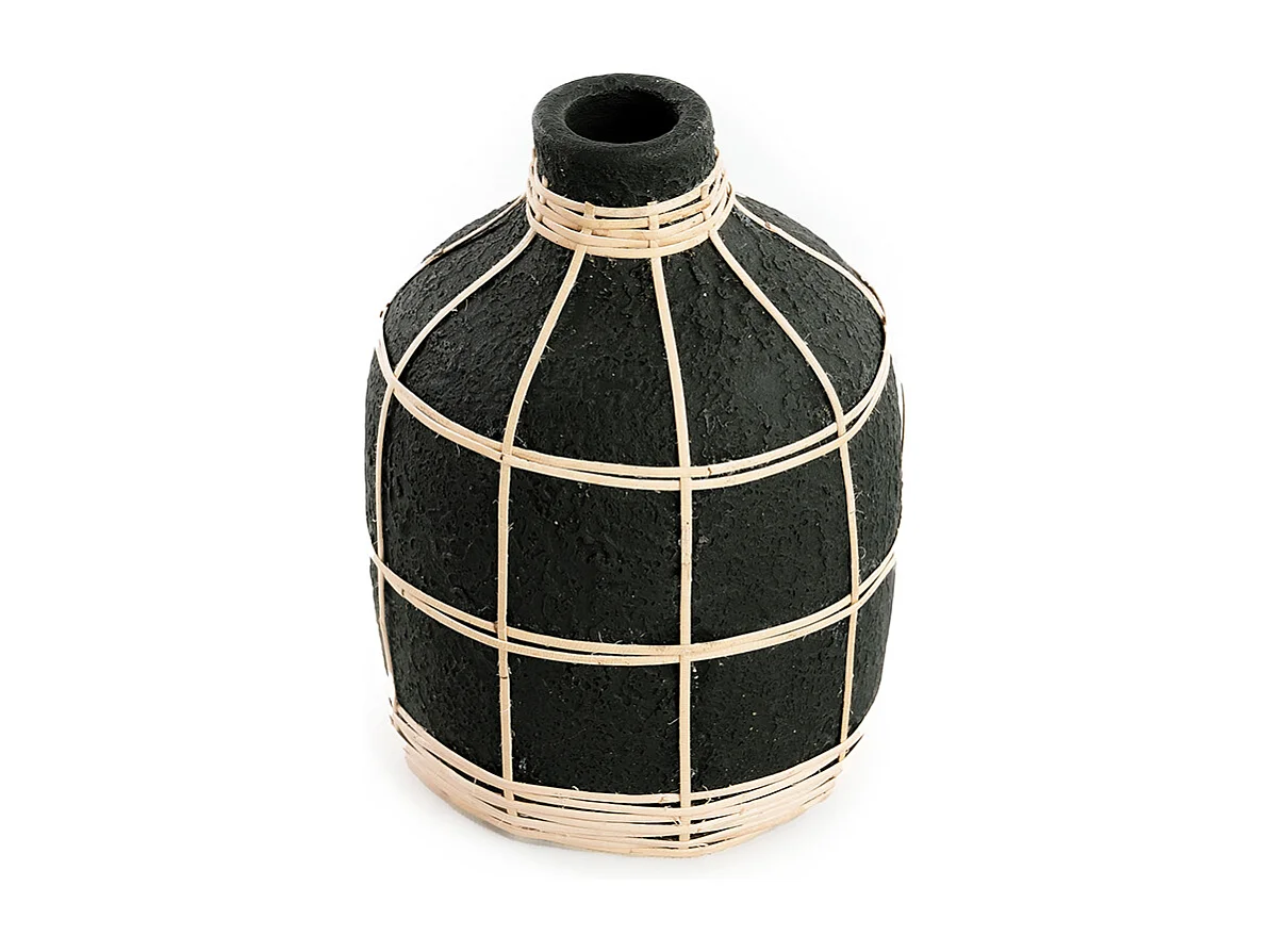 Le Vase Whoopy - Noir Naturel - S