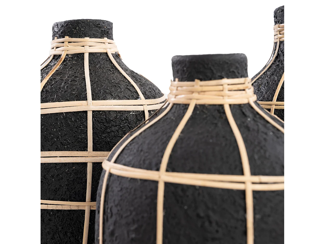 Le Vase Whoopy - Noir Naturel - S