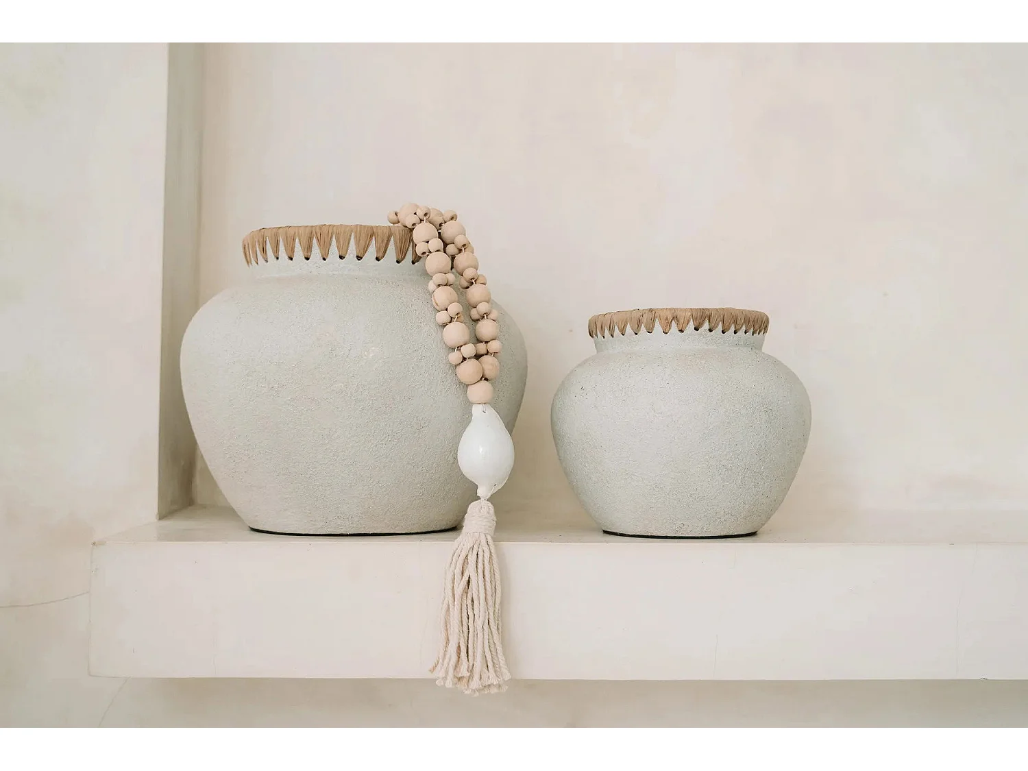 Die Styly Vase - Beton Natur - M