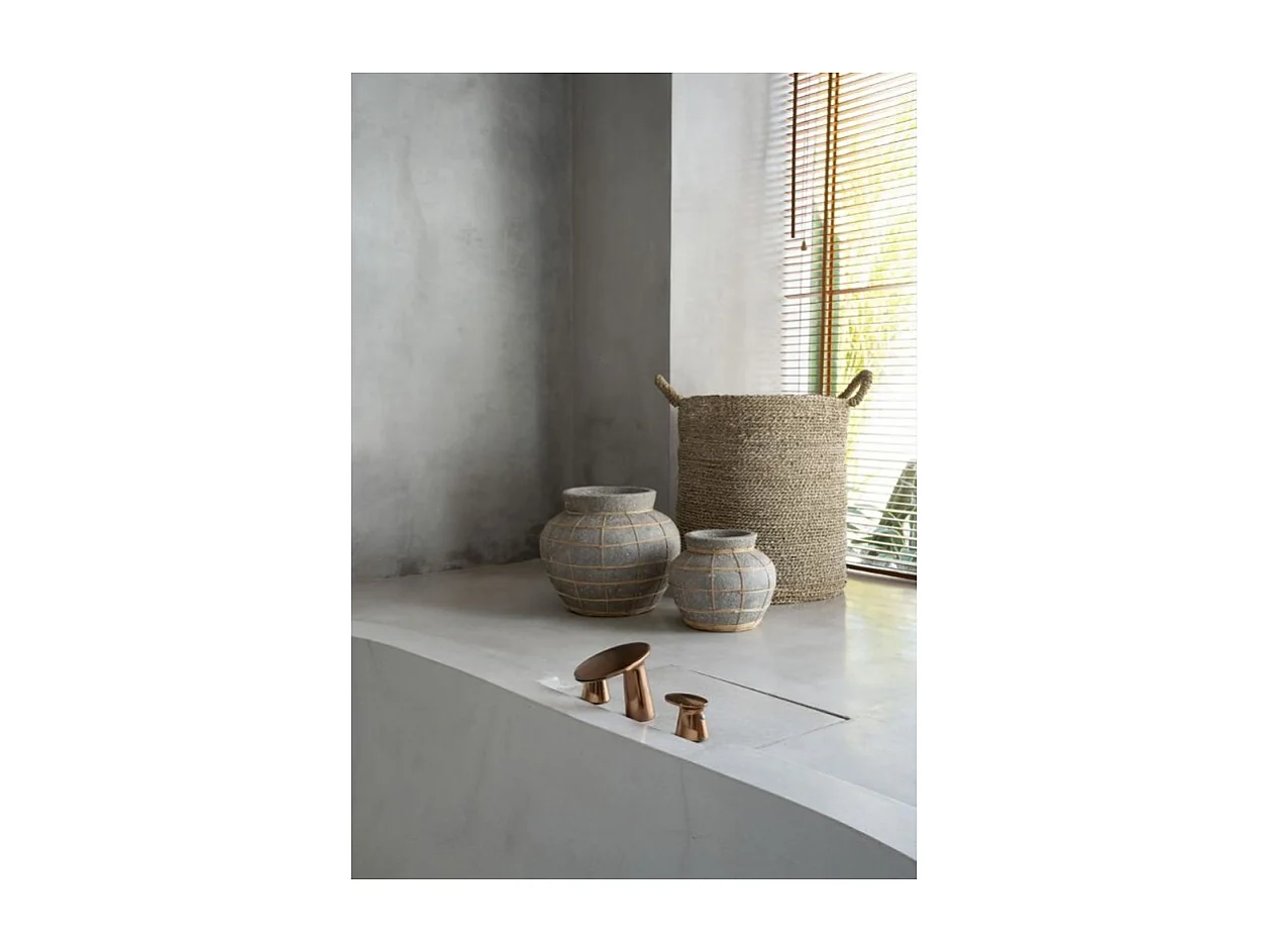 De Belly Vaas - Beton Grijs Naturel - L