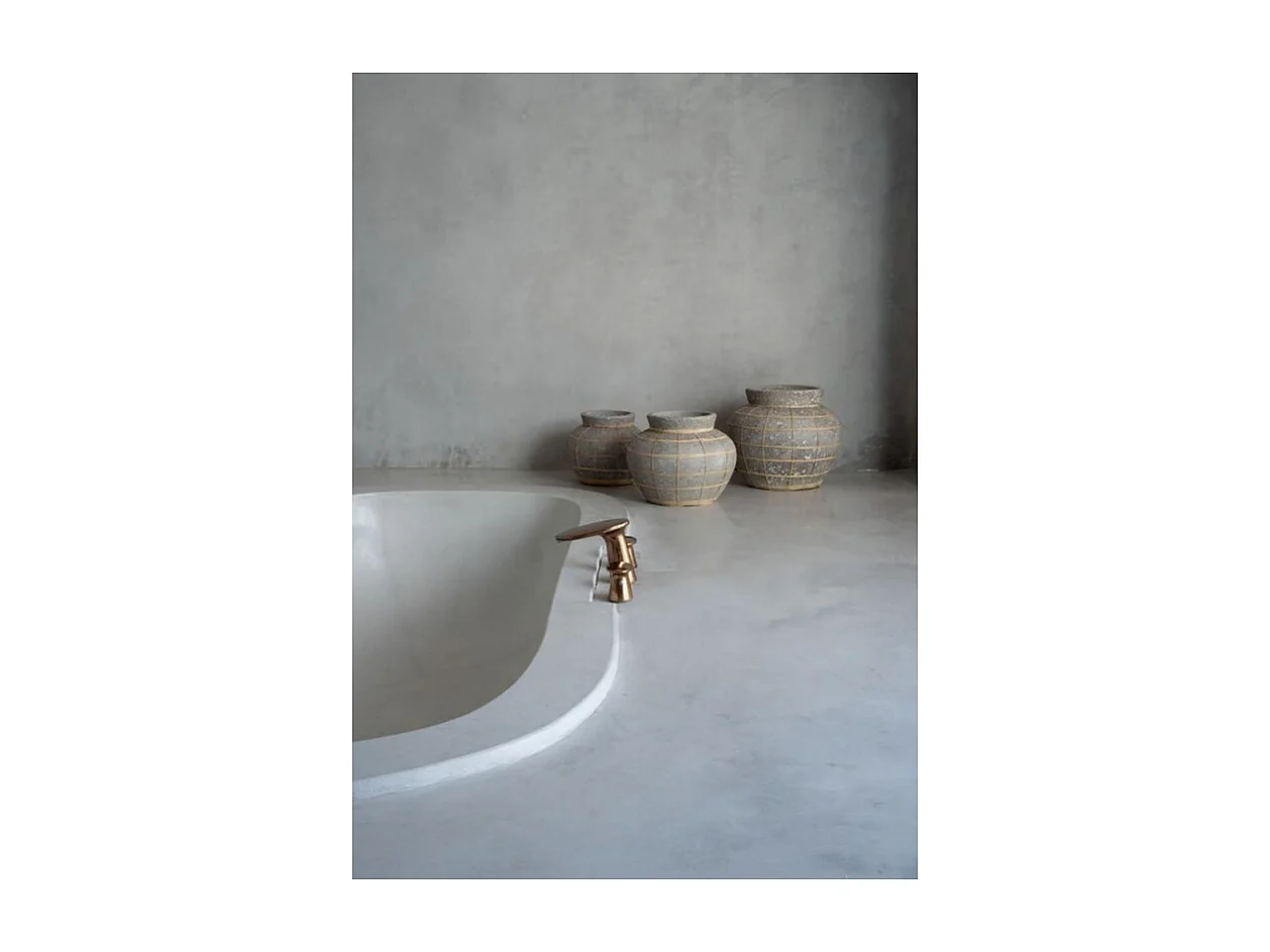 De Belly Vaas - Beton Grijs Naturel - L