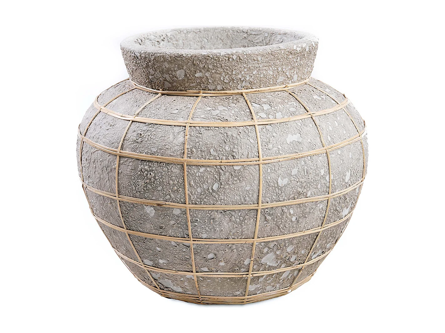 Il Vaso Belly - Grigio Cemento Naturale - L