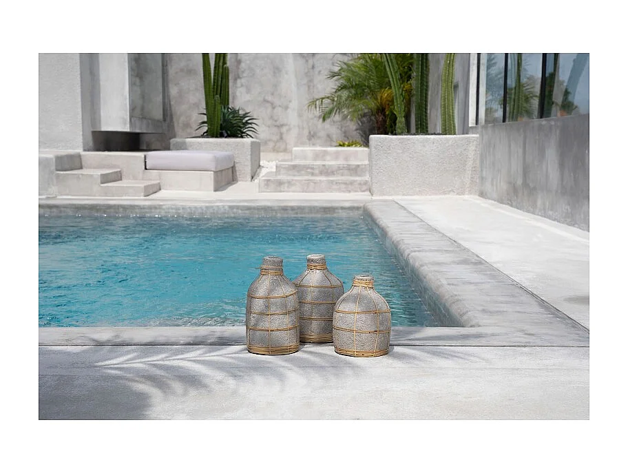 De Whoopy Vaas - Betongrijs Naturel - S