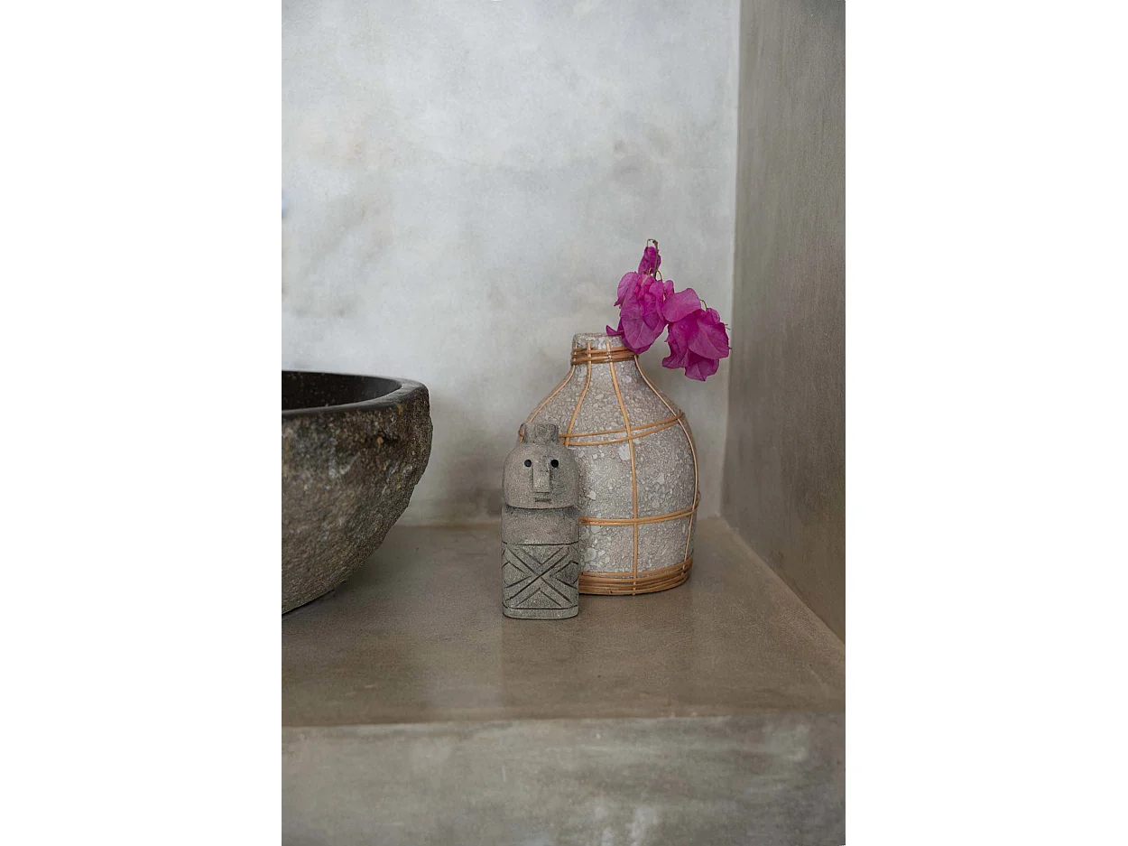 Le Vase Whoopy - Béton Naturel - S