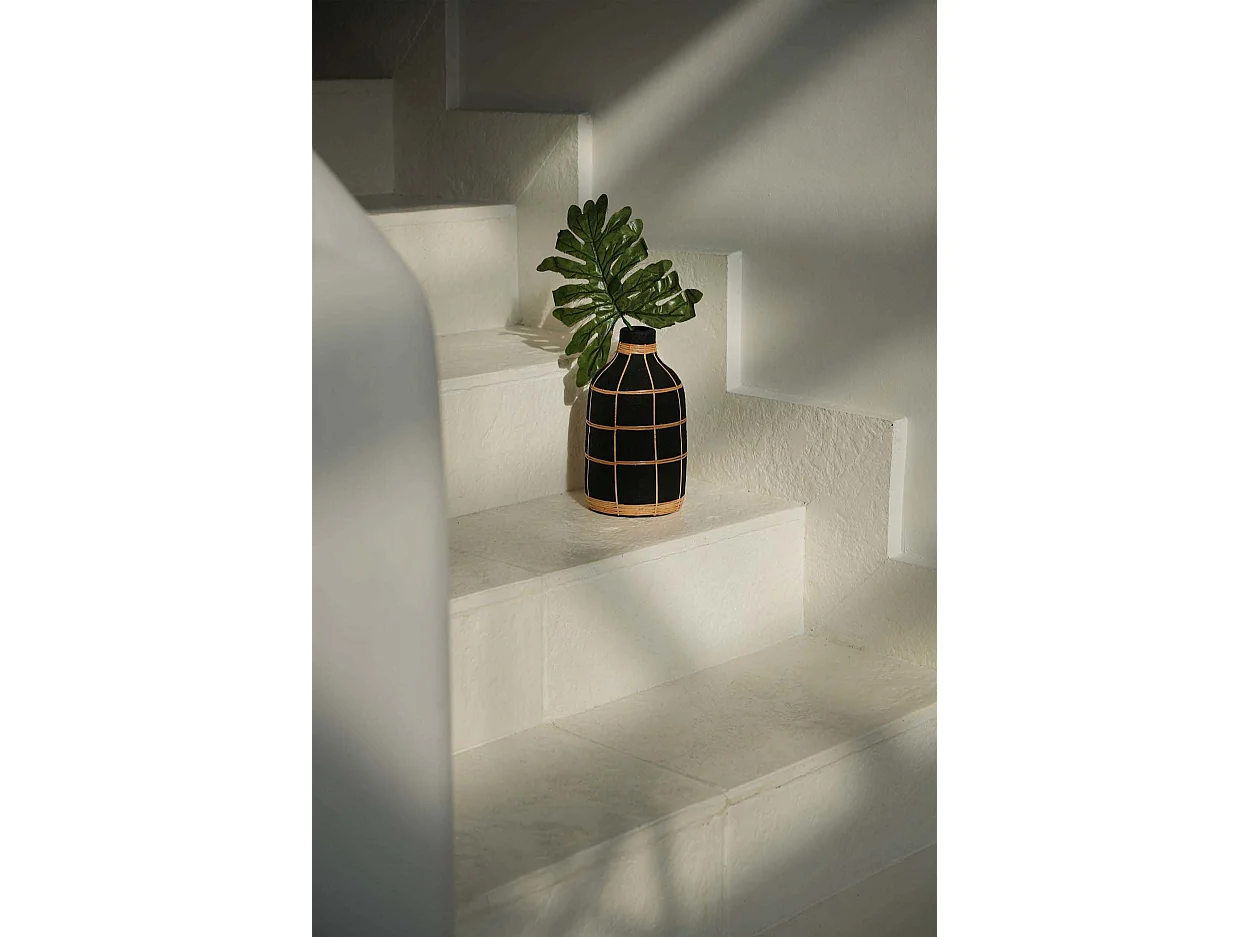 Le Vase Whoopy - Noir Naturel - M