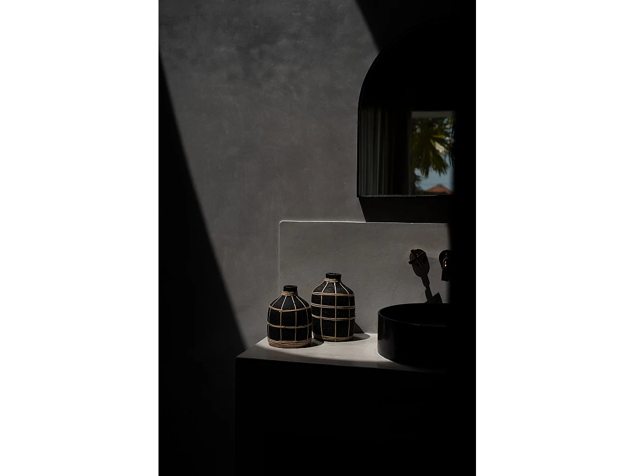 Le Vase Whoopy - Noir Naturel - M