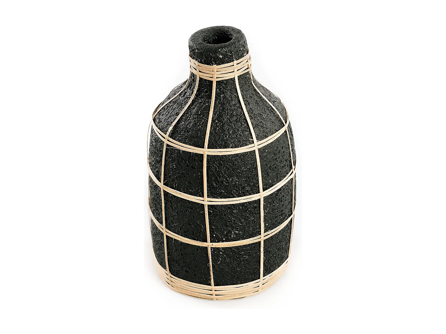 Le Vase Whoopy - Noir Naturel - L
