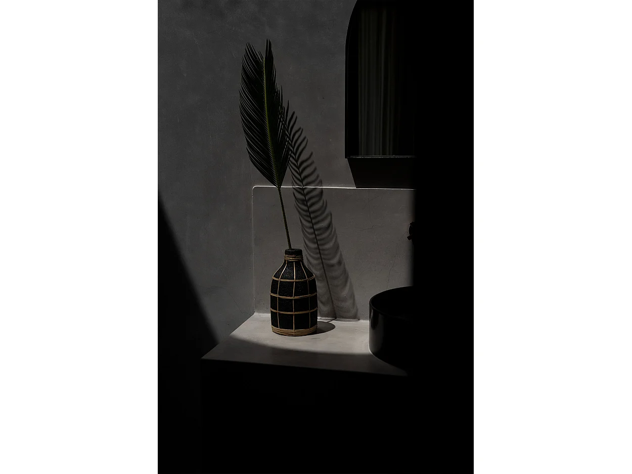 Le Vase Whoopy - Noir Naturel - L