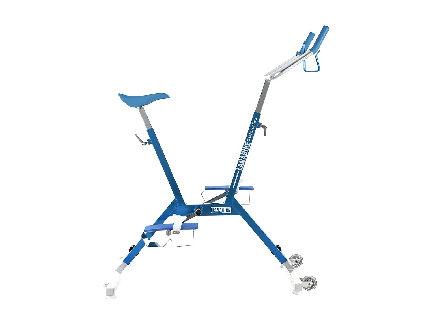 Aquabike Aluminium Lanabike Waterflex 9,5kg - Telaio in alluminio anodizzato - Bodybuilding/Aquafitness - Colore blu