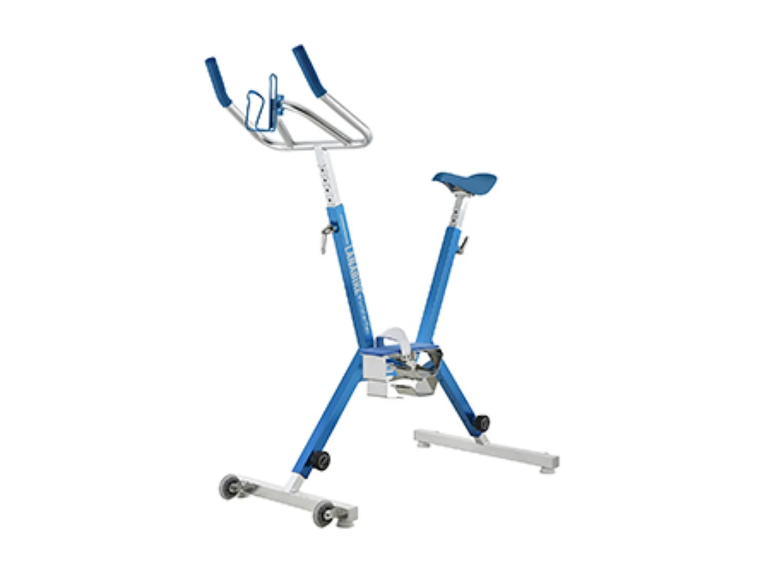 Aquabike Aluminium Lanabike Waterflex 9,5kg - Telaio in alluminio anodizzato - Bodybuilding/Aquafitness - Colore blu