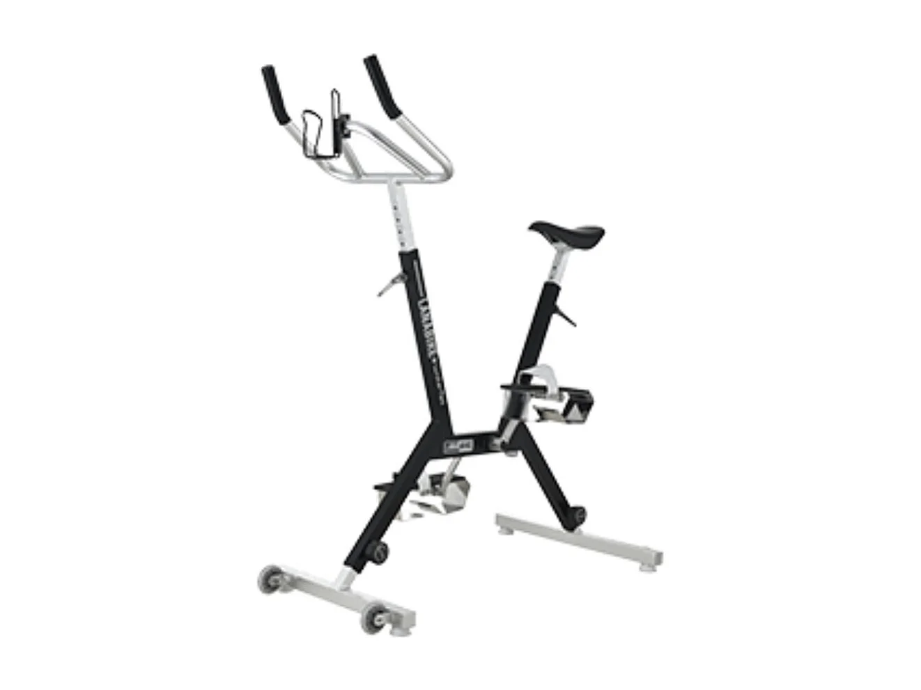 Aquabike Aluminium Lanabike Waterflex 9.5kg - Eloxierter Aluminiumrahmen - Bodybuilding/Aquafitness - Farbe Schwarz