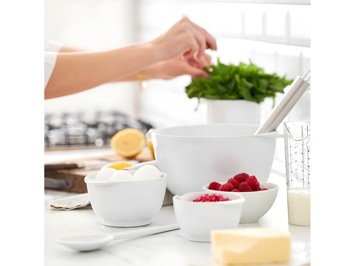 Bol à mélanger Margrethe Blanc 0,75L