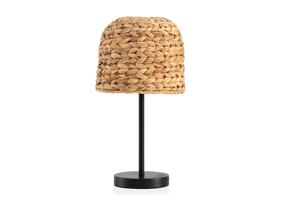 Tischlampe aus Naturfaser