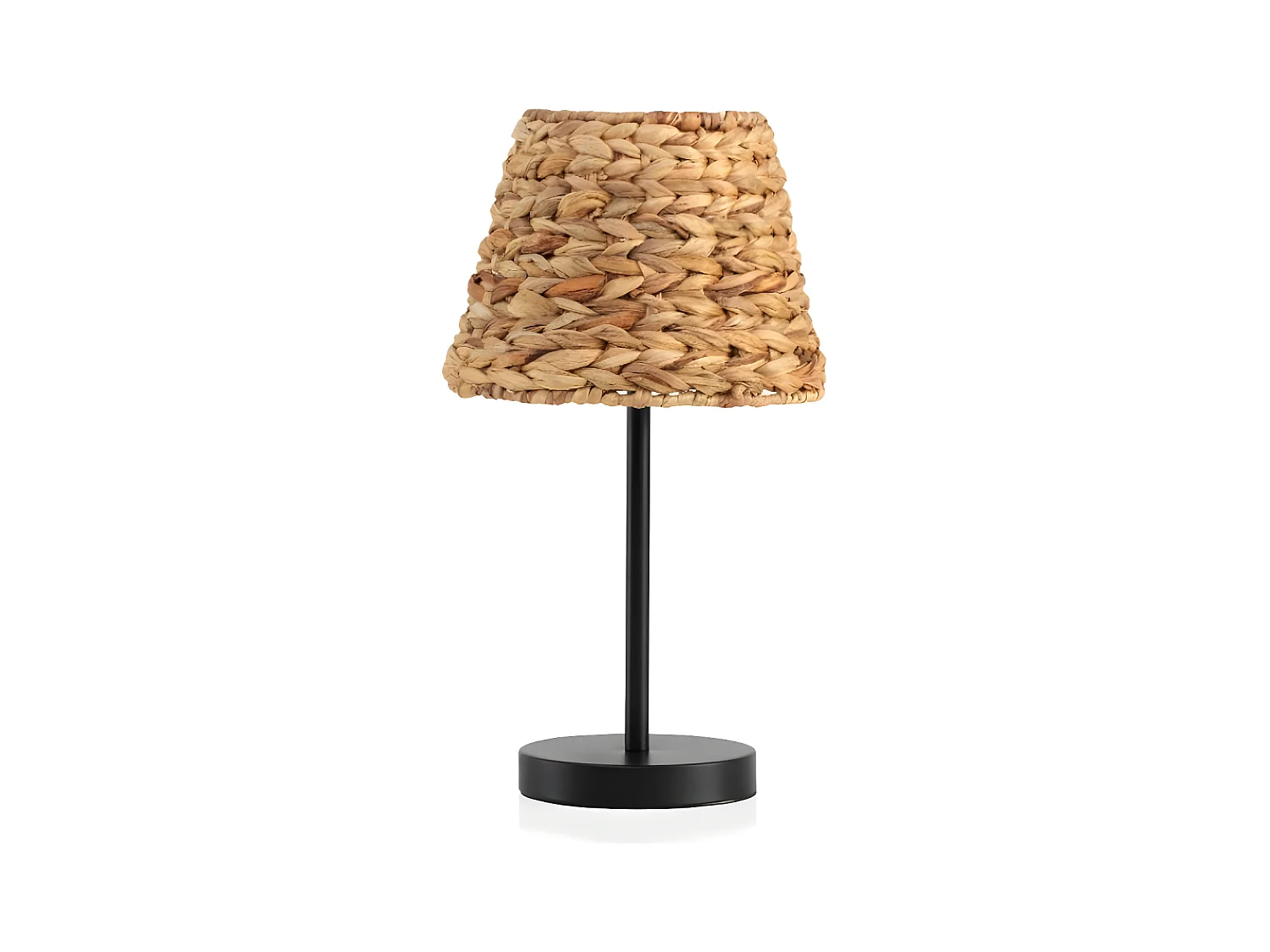 Lampe à poser en fibres naturelles