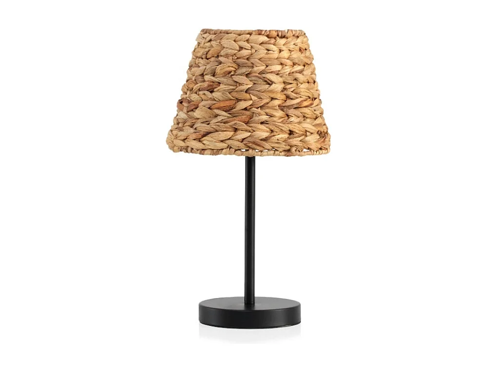 Lampe de table en fibres naturelles