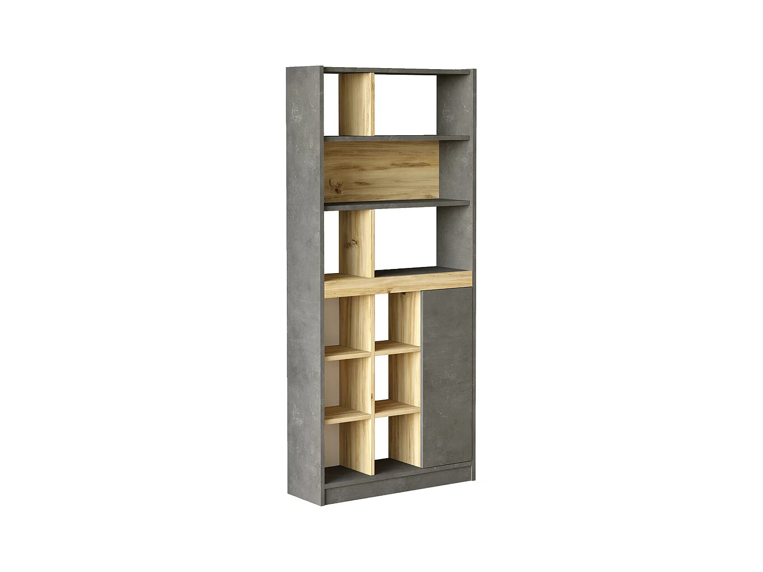 Vitrine LUVIO SC76 1D 76x25x170 Gris