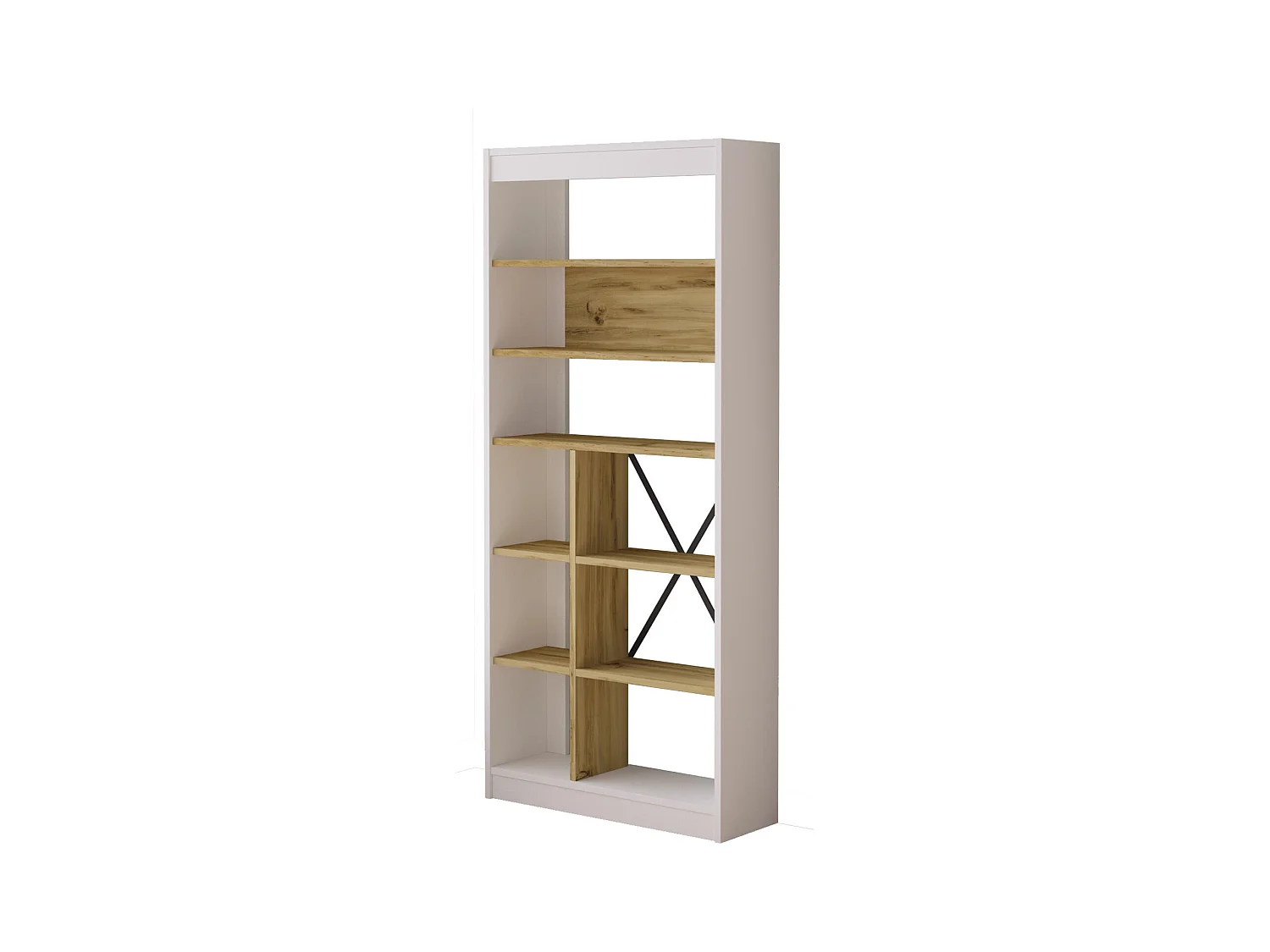 Vitrinekast LUVIO SC76 76x25x170 Wit