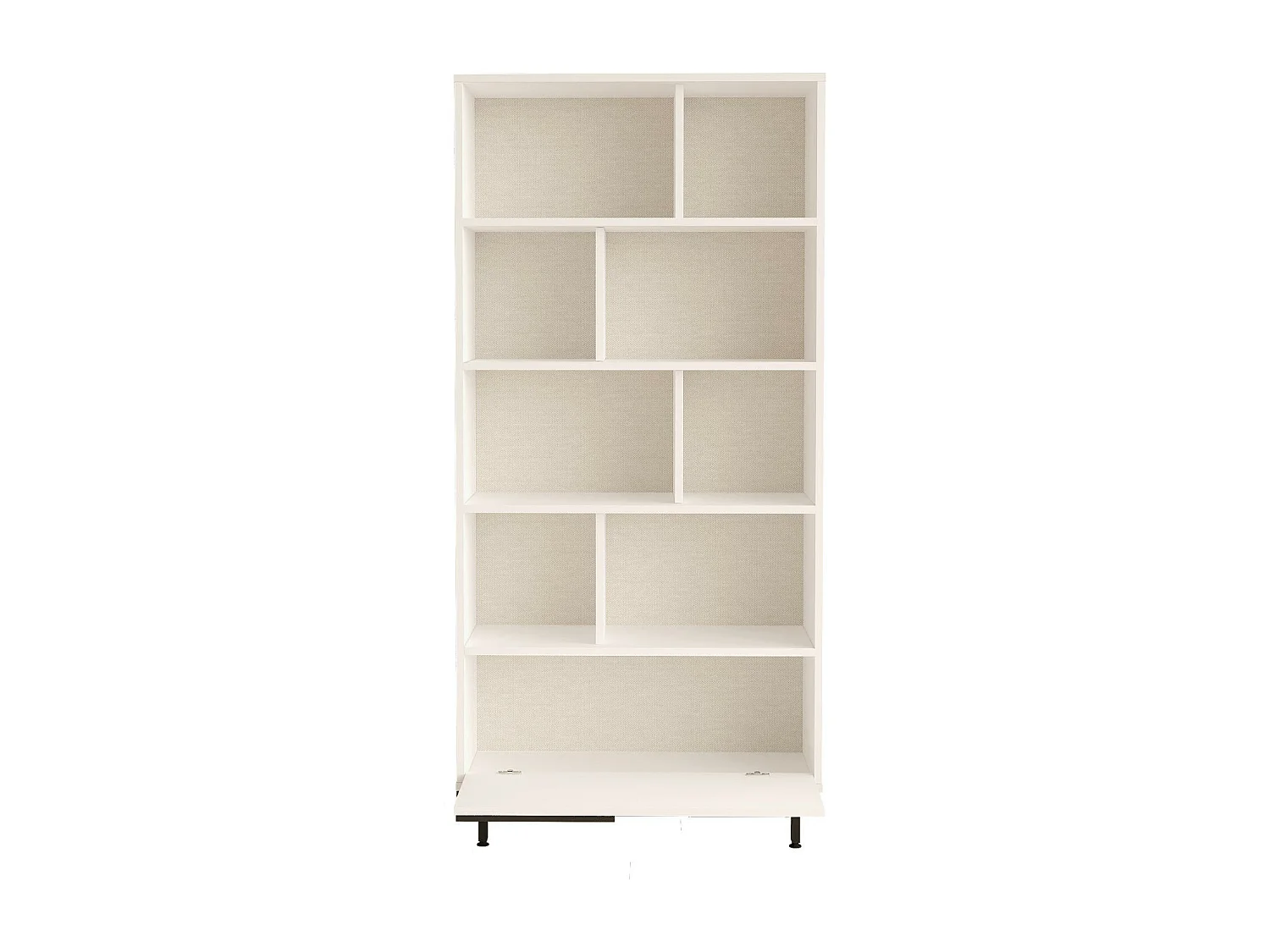 Vitrinenschrank OCEAN SC84 1D 84x30x176 Weiß