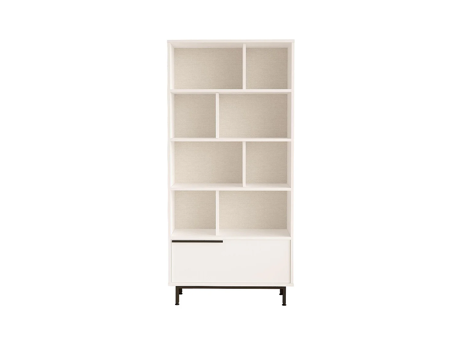 Vitrine OCEAN SC84 1D 84x30x176 Blanc