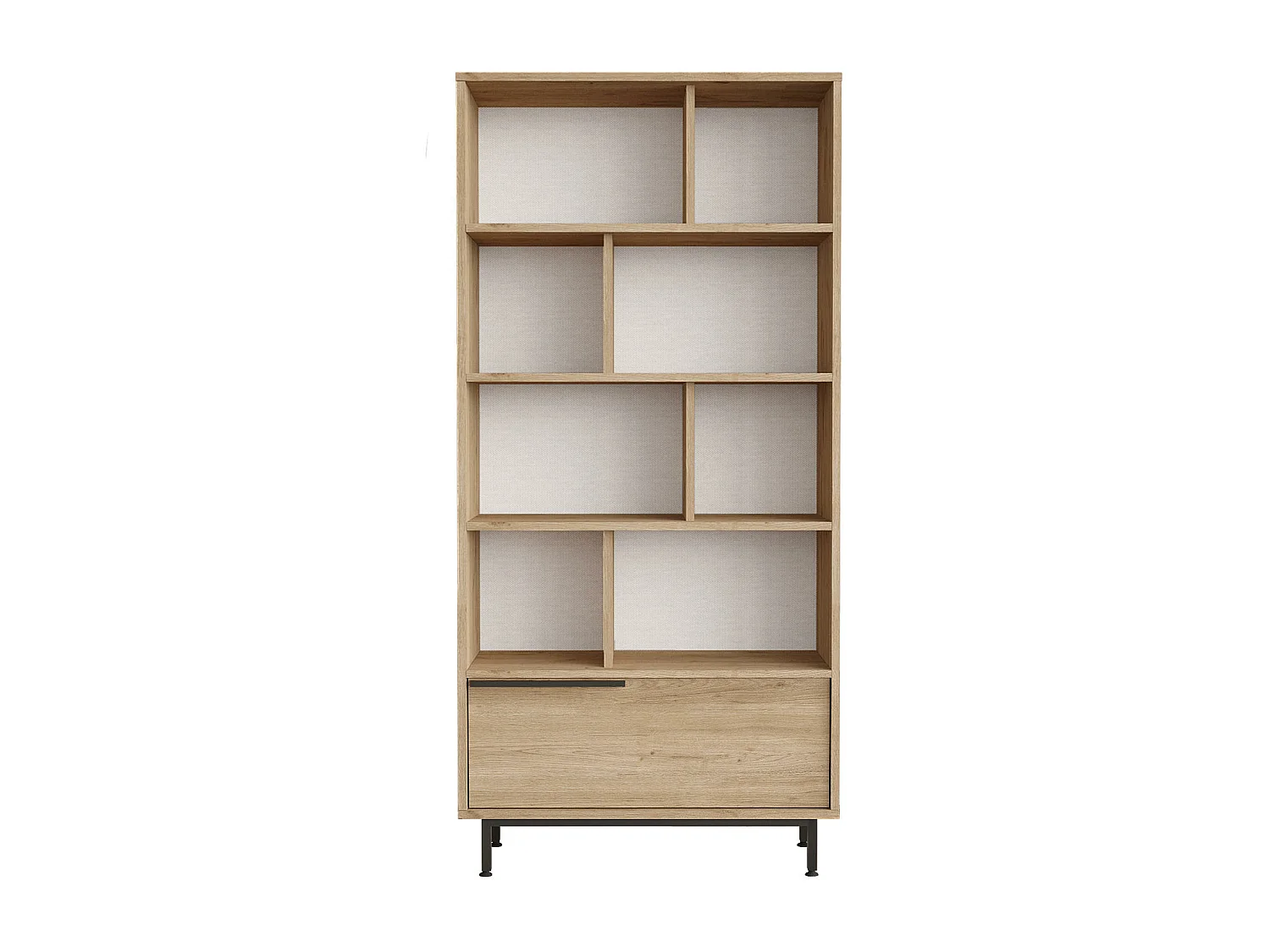 Vitrine OCEAN SC84 1D 84x30x176 Natural