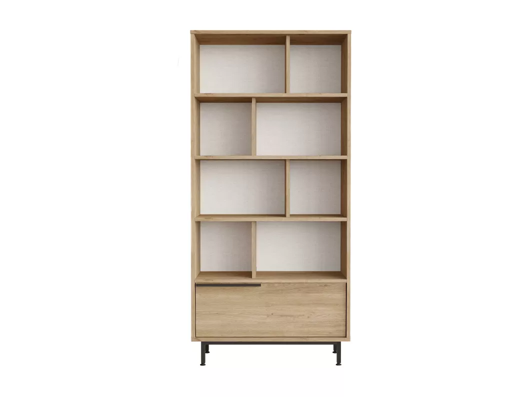 Kauf Unique Vitrinenschrank OCEAN SC84 1D 84x30x176 Naturfarben