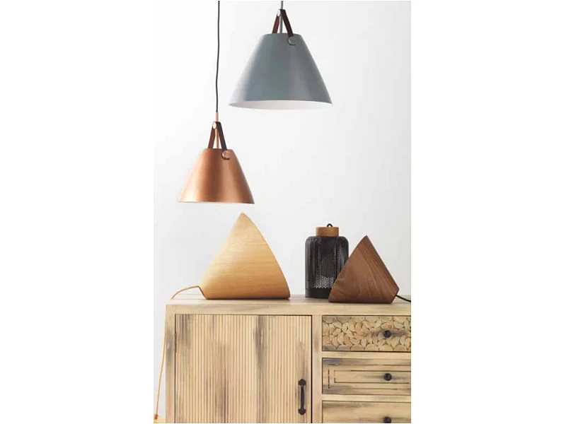 Lampe de plafond en bois