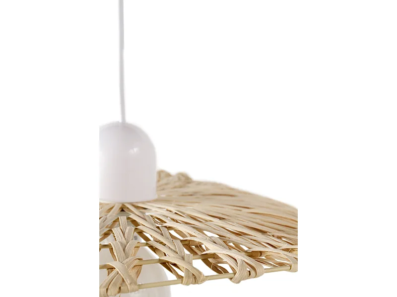 Lampe de plafond en rotin