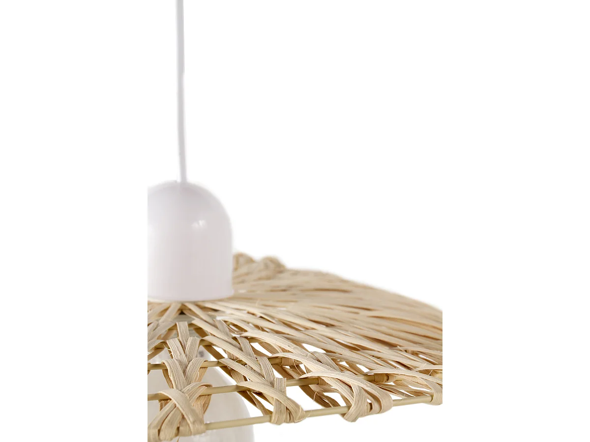 Lampe de plafond en rotin