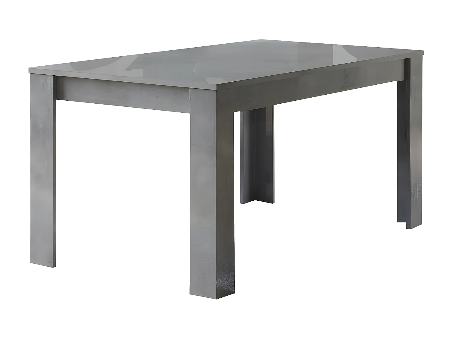 CLARK - Ensemble Salon Séjour Effet Marbre Meuble TV + Table 160cm