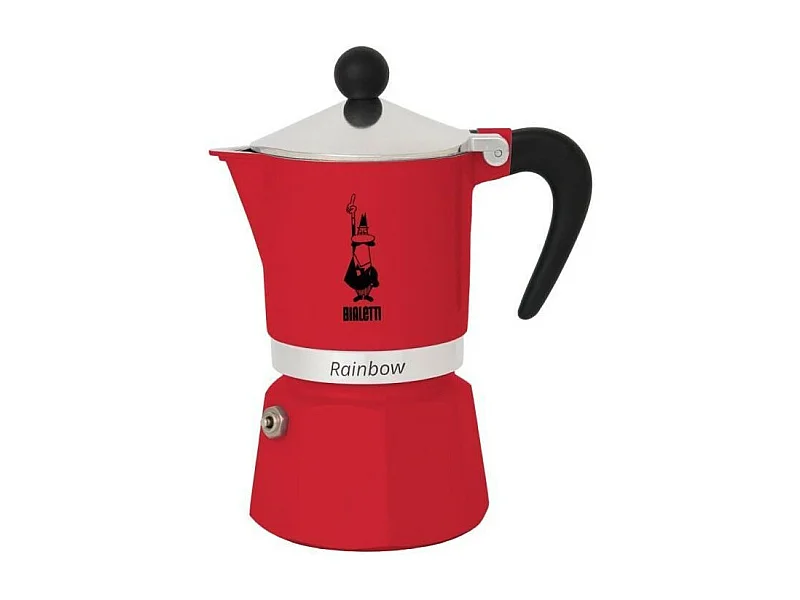 CAFETIERE 6T RAINBOW ROUGE