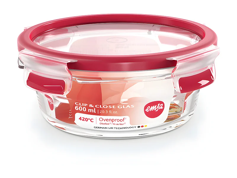 Boite ronde 0,6 L Clip&Close