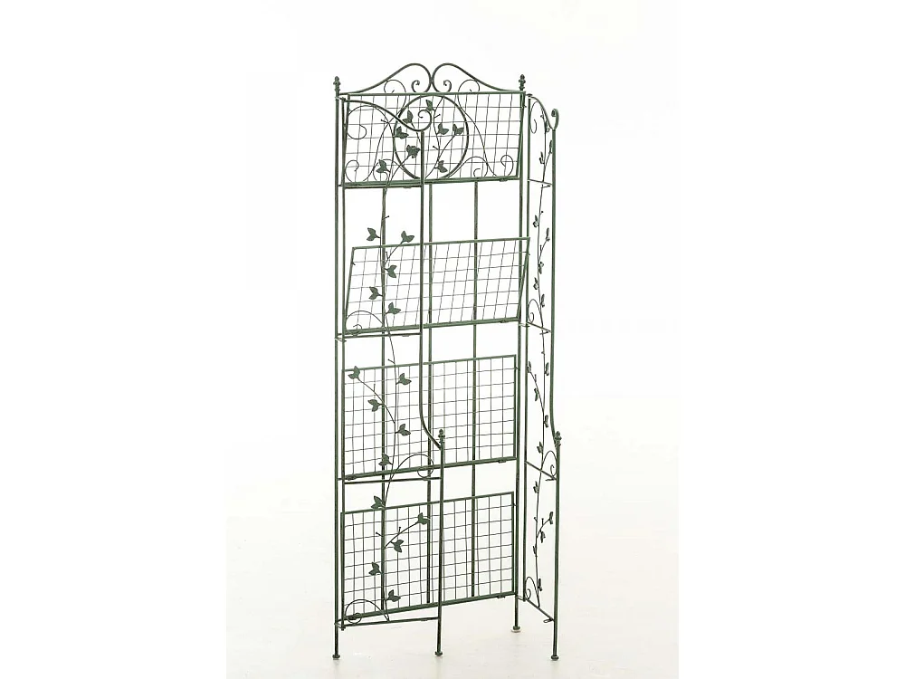 Étagères sur pied - Métal - 60 x 33 x 158cm - Vert antique - Arona