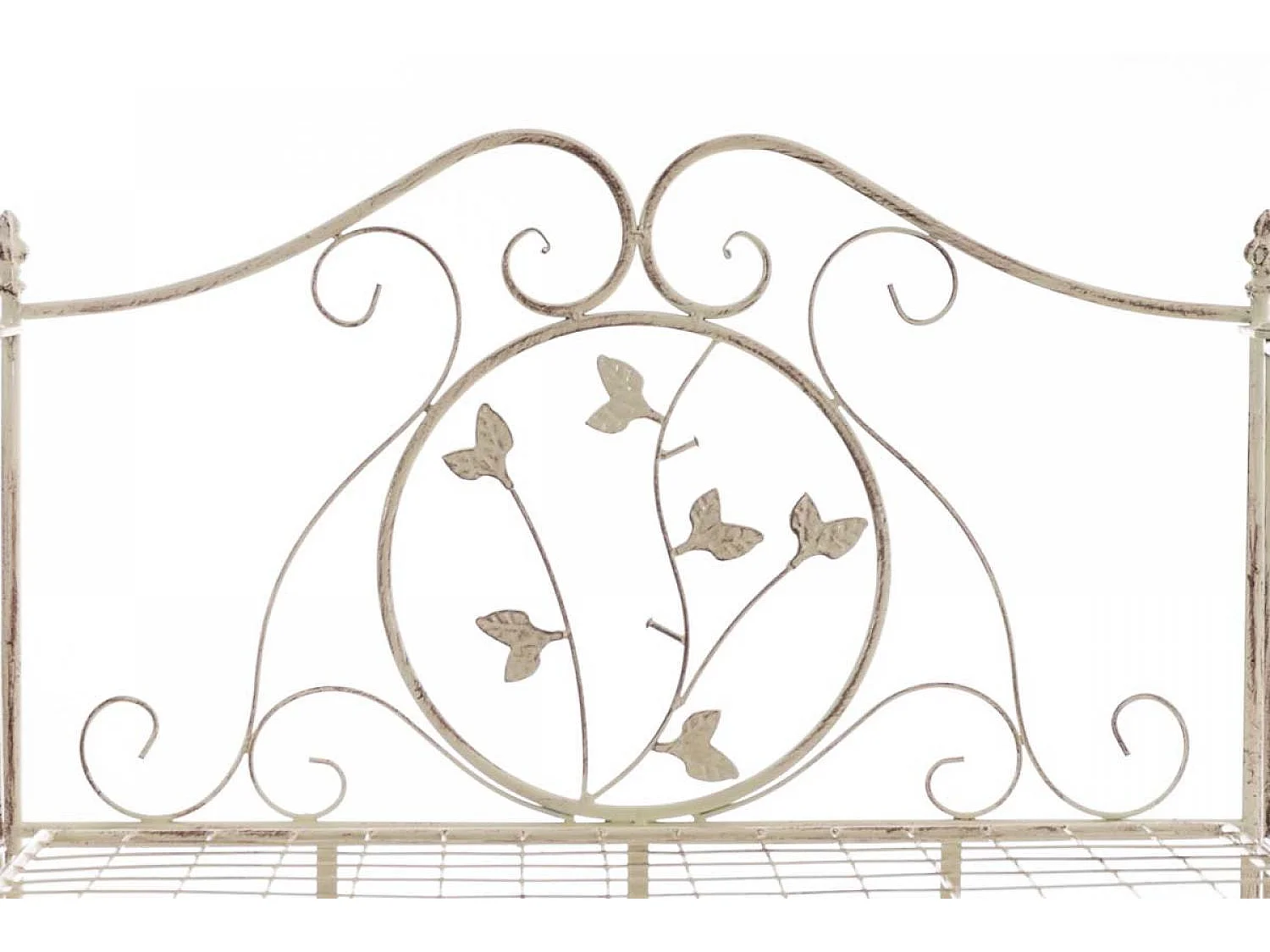 Étagères sur pied - Métal - 60 x 33 x 158cm - Crème antique - Arona