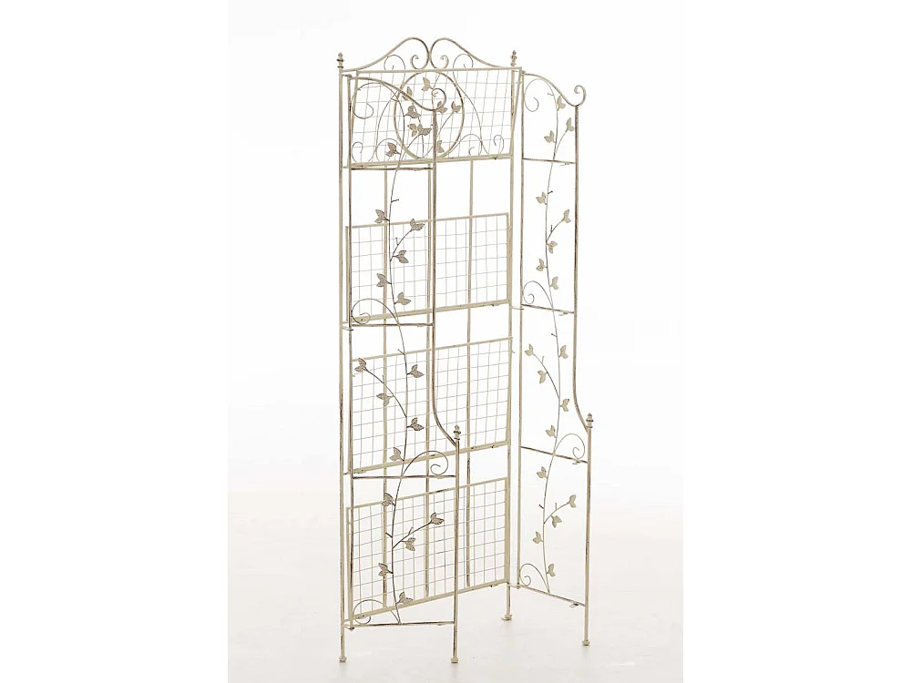 Étagères sur pied - Métal - 60 x 33 x 158cm - Crème antique - Arona