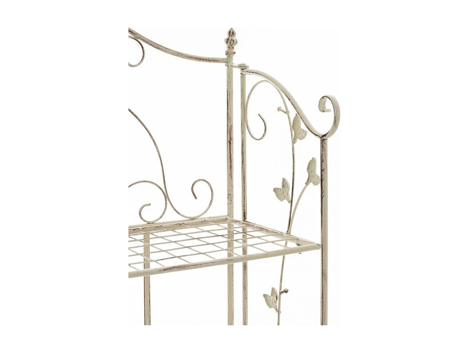 Étagères sur pied - Métal - 60 x 33 x 158cm - Crème antique - Arona