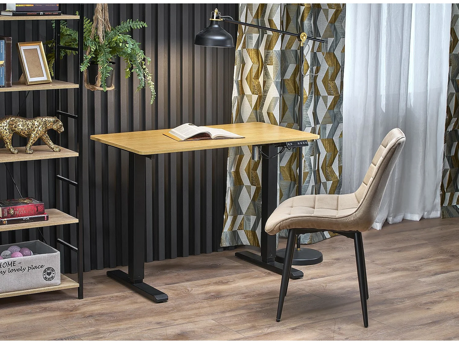 Scrivania B53/Beige&Nero