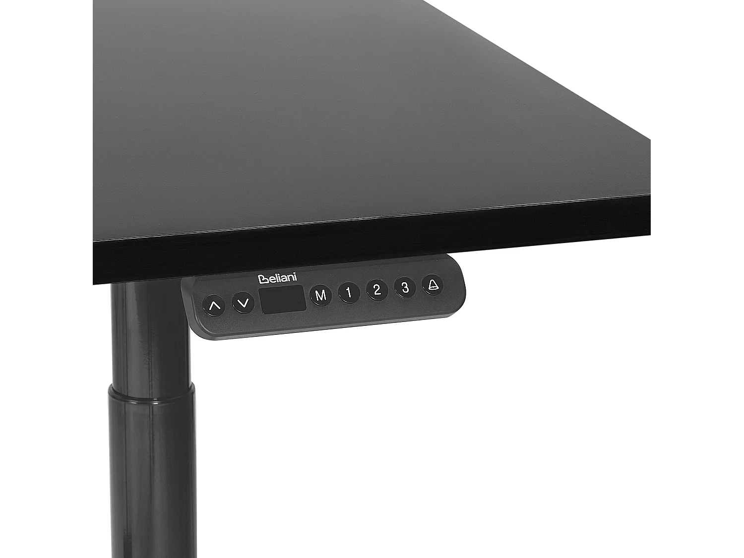 Bureau réglable en hauteur électriquement DESTINAS Noir 160 cm 72 cm