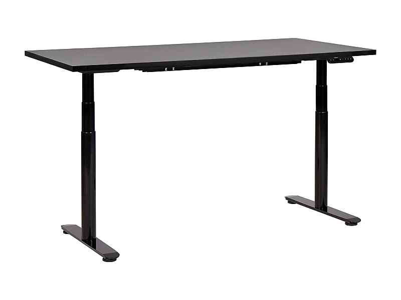 Bureau réglable en hauteur électriquement DESTINAS Noir 160 cm 72 cm