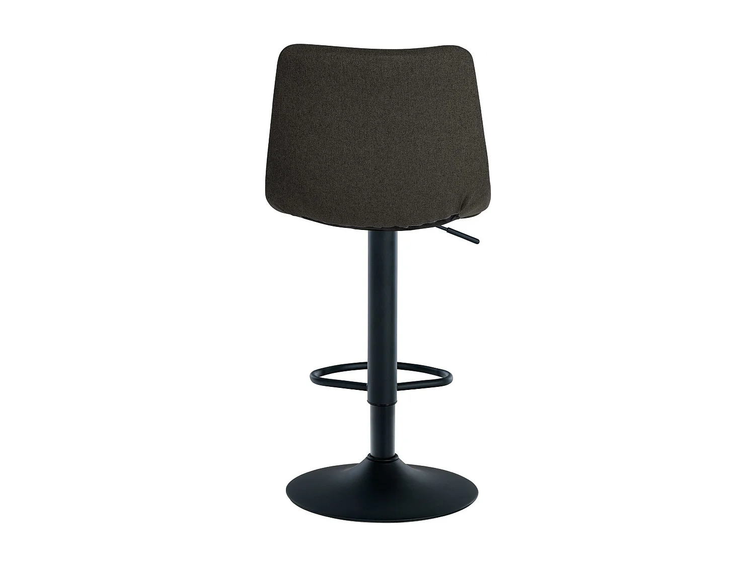 Tabouret de bar - Tissu & Métal - Gris foncé - Jerry