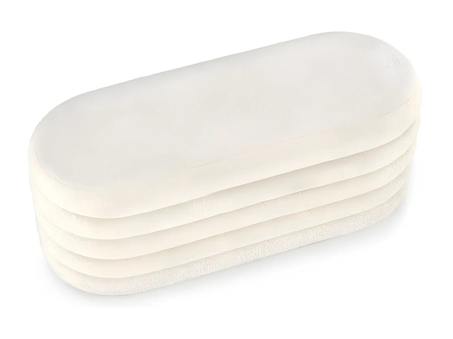 Panca Bliss/Tessuto-Bouclé/Beige